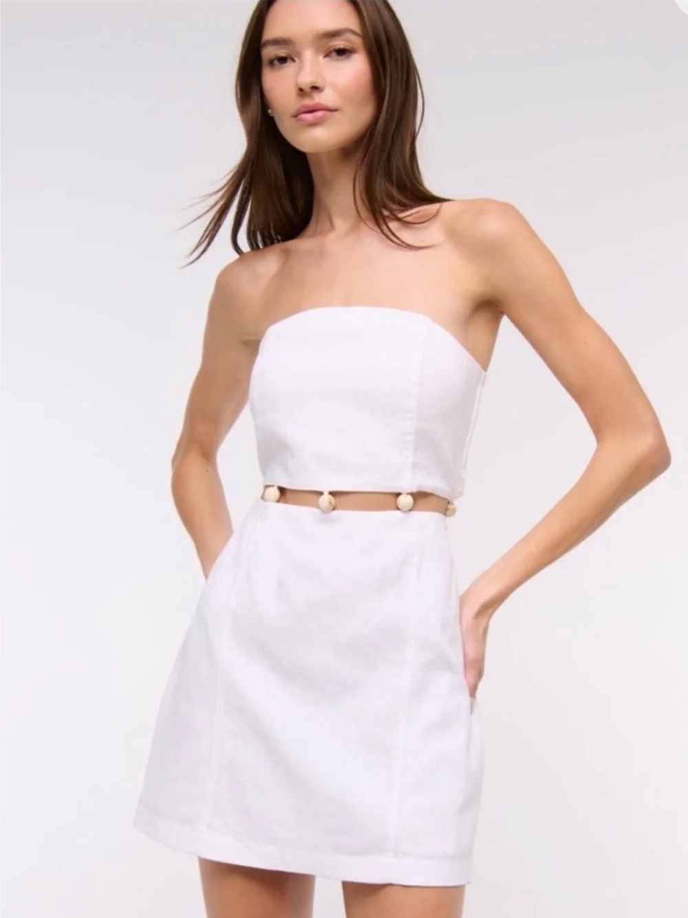 Abercrombie & Fitch Beaded Mini Dress